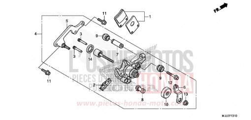 MACHOIRE DE FREIN DE PARKING NC700SDE de 2014